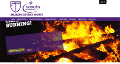 Desktop Screenshot of mallingscouts.org.uk