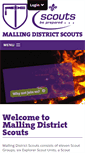 Mobile Screenshot of mallingscouts.org.uk